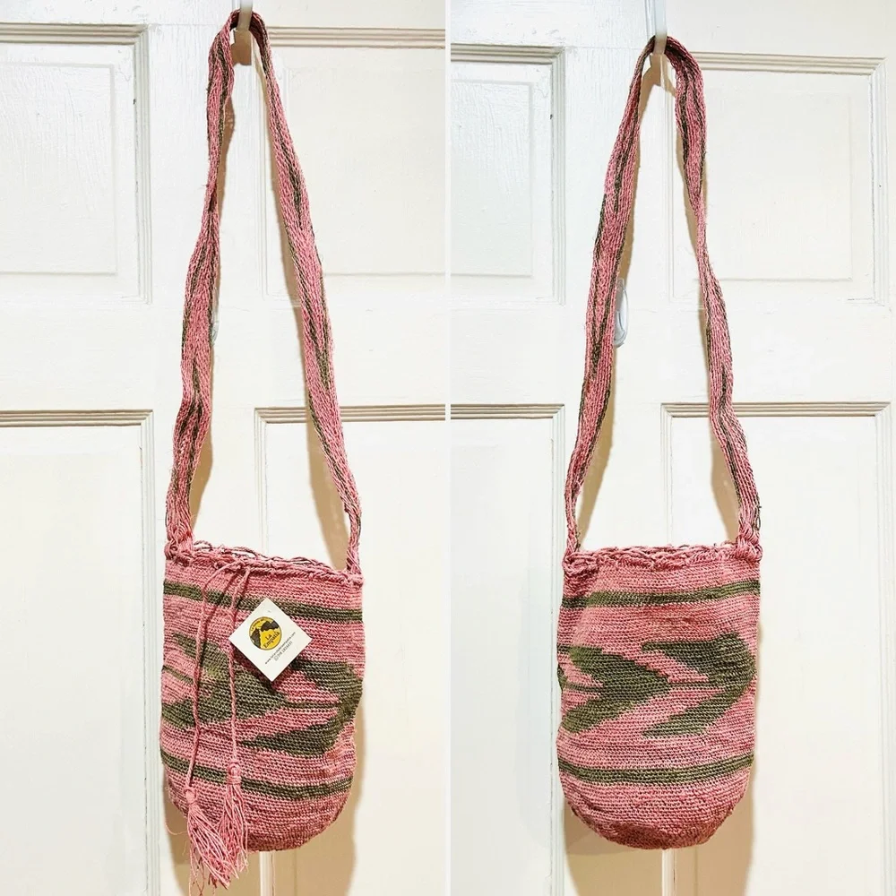 Handmade Colombian Mochila Bucket Bag